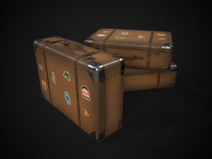 Travel Suitcase 3D 模型