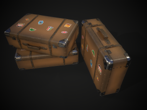 Travel Suitcase 3D 模型
