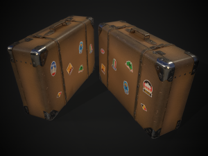 Travel Suitcase 3D 模型