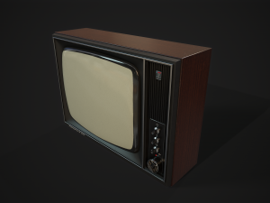 Old TV Modello 3D