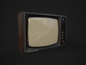 Old TV Modello 3D