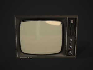 Old TV Modello 3D
