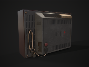 Old TV Modello 3D