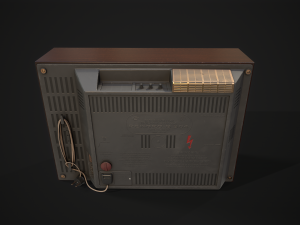 Old TV Modello 3D