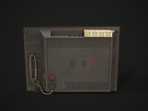 Old TV Modello 3D