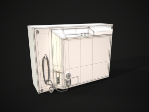 Old TV Modello 3D