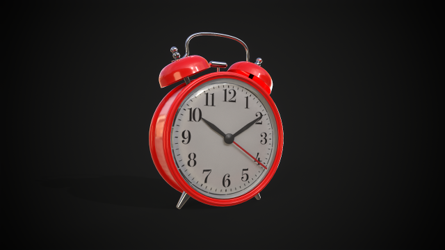 Alarm Clock 3D 模型 .c4d .max .obj .3ds .fbx .stl .blend 