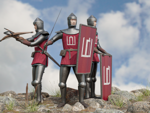 Warrior of the Grand Duchy of Lithuania 3D Models