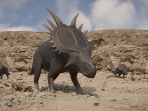 Styracosaurus 3D मॉडल