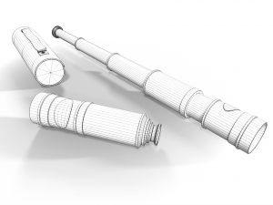 Ships spyglass Model 3D