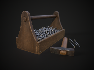 Nail box 3D Model