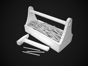 Nail box 3D Модель