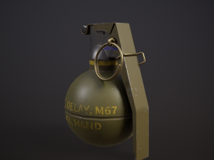 Grenade M67 3D-Modell