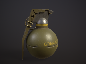 Grenade M67 3D-Modell