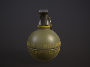 Grenade M67 3D-Modell