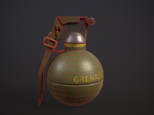 Grenade M67 3D-Modell