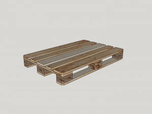 europalette Modèle 3D