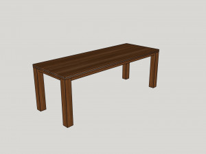 the dining table 3D Model