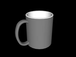 컵 3D 모델