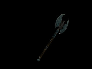 skyrim battle axe Modelo 3D