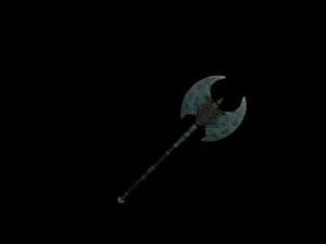 skyrim battle axe 3D Model