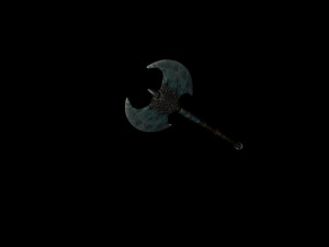 skyrim battle axe Modelo 3D