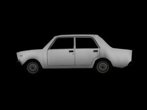low poly soviet car 3D Модель