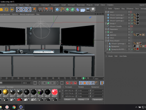 desk 3d 3D 모델