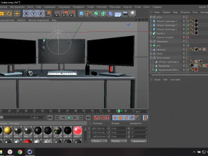 escritorio 3d Modelo 3D