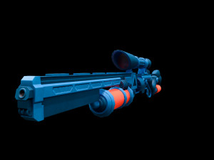 future sniper-rifle 3D Model