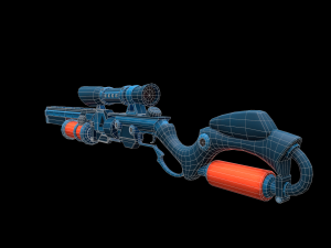 future sniper-rifle 3D Model