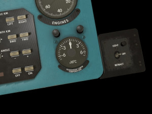 mi-8mt mi-17mt right panels board english 3D Model
