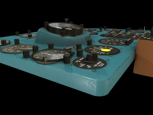 mi-8mt mi-17mt right panels board english 3D Model