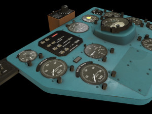 mi-8mt mi-17mt right panels board english 3D Model