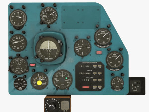 mi-8mt mi-17mt right panels board russian Model 3D