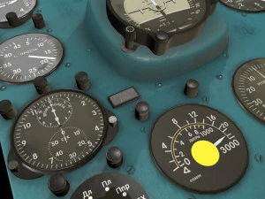 mi-8mt mi-17mt right panels board russian 3D Model