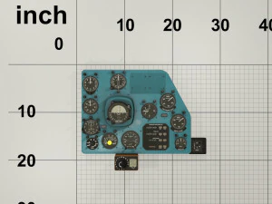 mi-8mt mi-17mt right panels board russian 3D Model