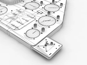 mi-8mt mi-17mt right panels board russian 3D Model