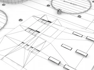 mi-8mt mi-17mt right panels board russian 3D Model
