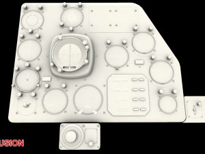 mi-8mt mi-17mt right panels board russian 3D Model