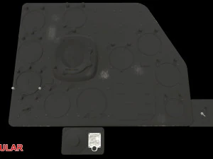 mi-8mt mi-17mt right panels board russian 3D Model