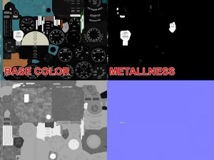 mi-8mt mi-17mt right panels board russian 3D Model