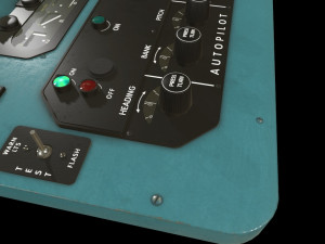 mi-8mt mi-17mt central panels board english Modelo 3D