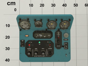 mi-8mt mi-17mt central panels board english Modelo 3D