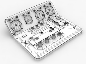 mi-8mt mi-17mt central panels board english Modelo 3D