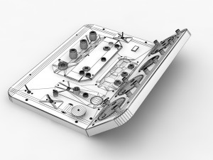 mi-8mt mi-17mt central panels board english Modelo 3D