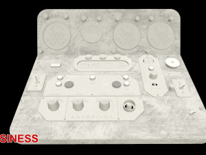 mi-8mt mi-17mt central panels board english Modelo 3D