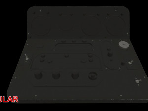 mi-8mt mi-17mt central panels board english Modelo 3D