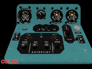 mi-8mt mi-17mt central panels board english Modelo 3D