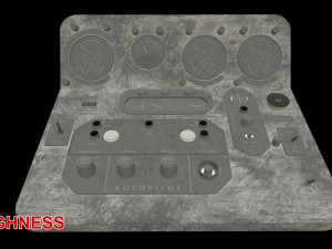 mi-8mt mi-17mt central panels board english Modelo 3D